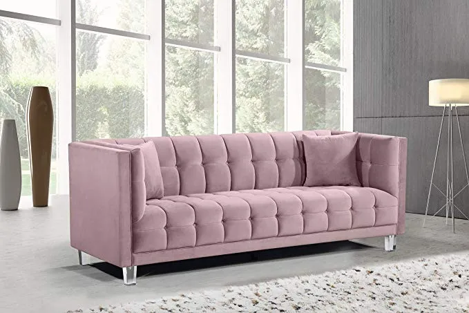 Meridian-Furniture-Mariel-Collection-Modern-Contemporary-Pink-Velvet