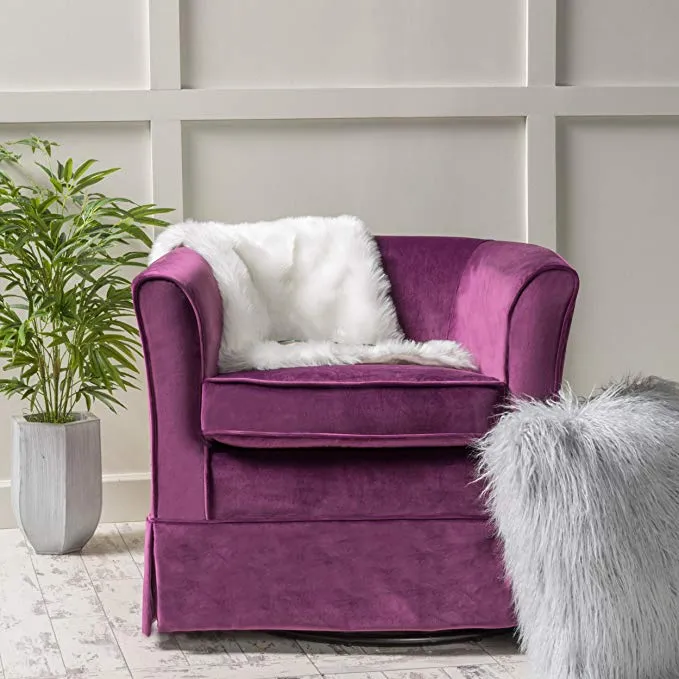 Cecilia-Arm-Chair-Fuchsia