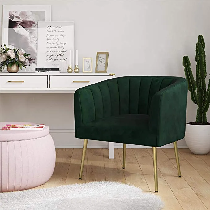 CosmoLiving-by-Cosmopolitan-Owsley-Modern-Green-Velvet-Chair-Gold-Legs