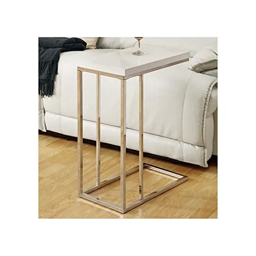 3008-Chrome-Metal-and-Glossy-White-Side-Table