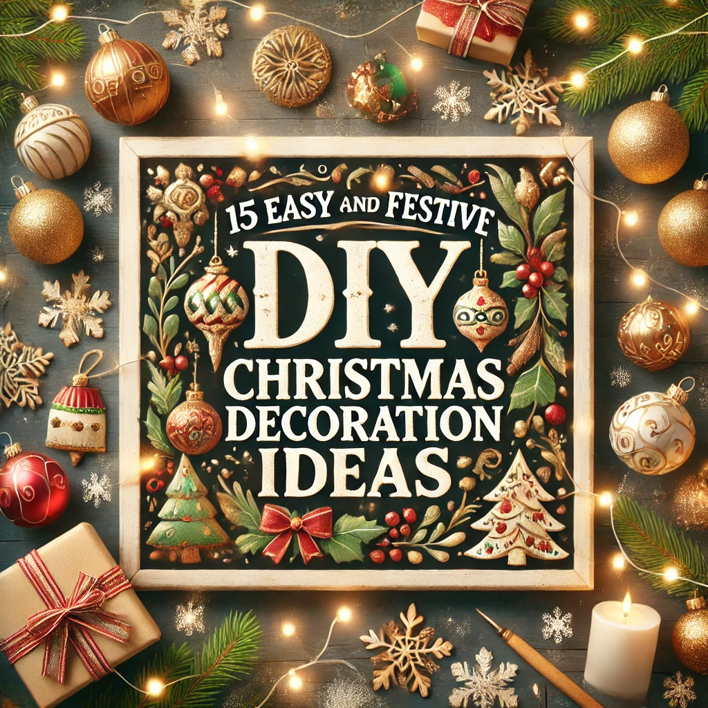 15 Easy and Festive DIY Christmas Decoration Ideas