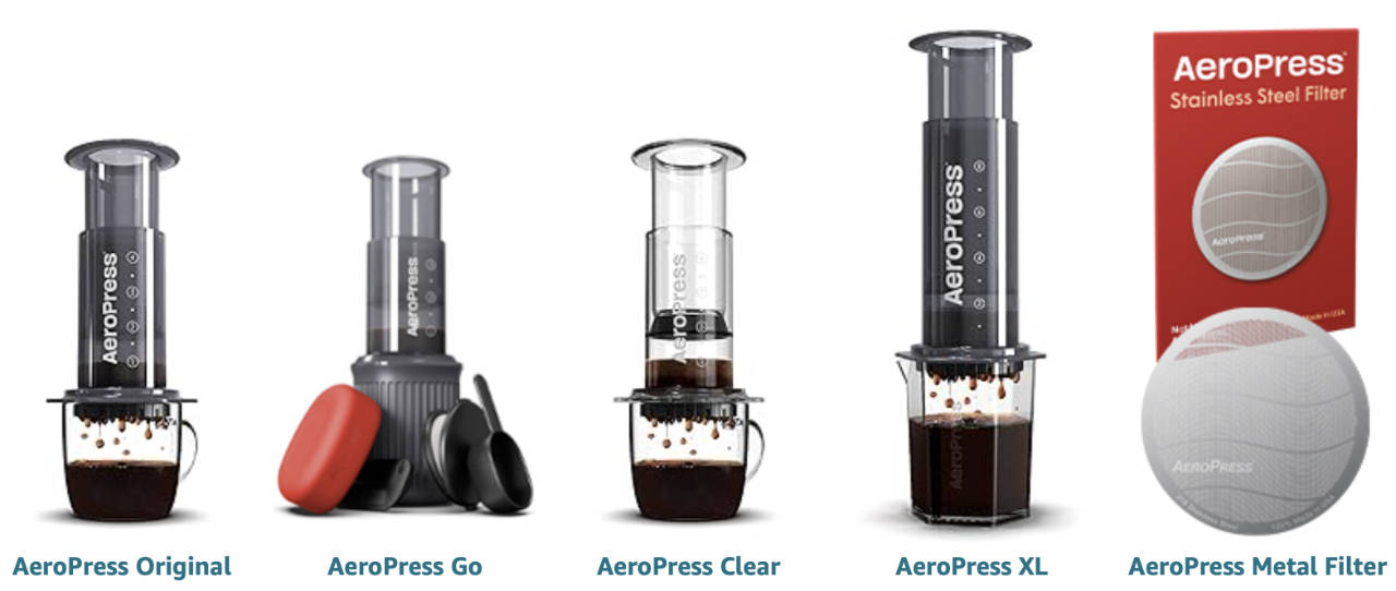 Aeropress Range