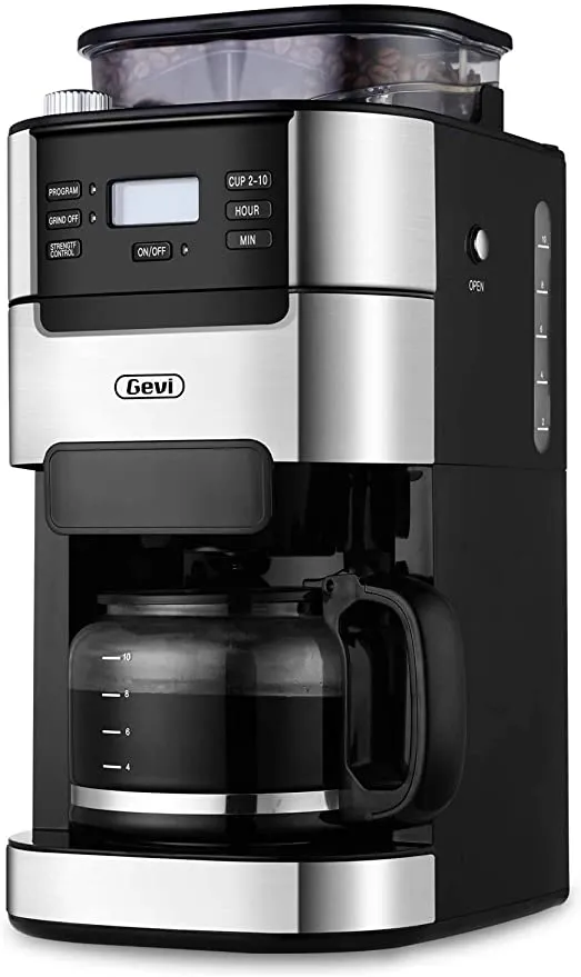 Gevi-10-Cup-Drip-Coffee-Maker-Side-Profile