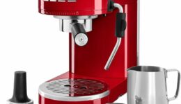 KitchenAid Metal Semi-Automatic Espresso Machine Empire Red