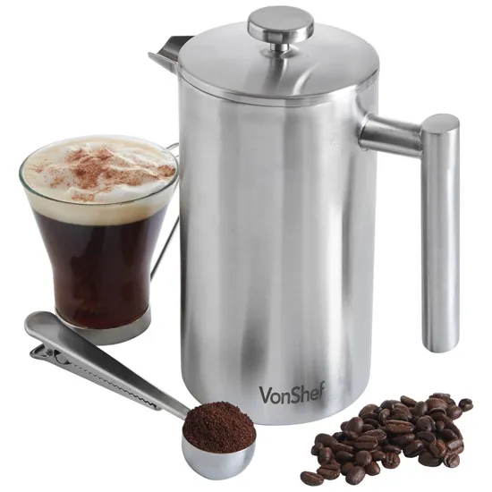 VonShef-Stainless-Steel-Coffee-Press