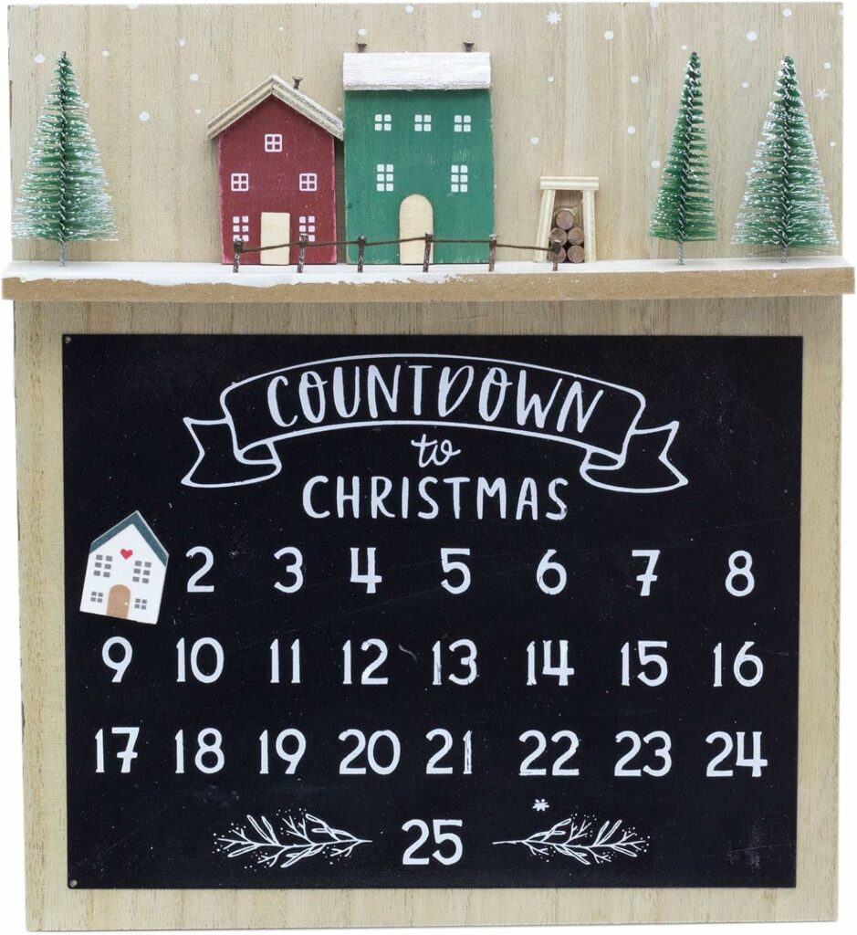 Chalkboard Countdown Calendar