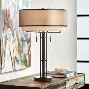 Franklin Iron Works Andes Modern Industrial Table Lamp