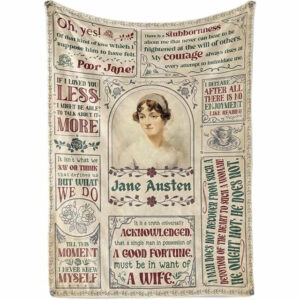 Jane Austen Gifts Blanket