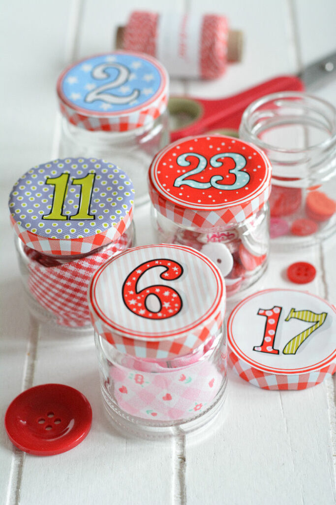 Mini Jar Advent Calendar Image by Duni's Studio