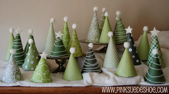 Paper Cone Advent Calendar by PinkSuedeShoe