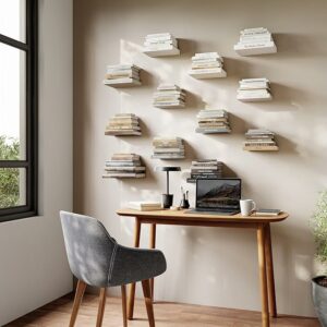 Umbra Conceal Floating Bookshelf on the Wall