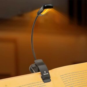 Vekkia Amber 7 LED Rechargeable Eye-Care Book Light