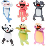 Zonon 6 pcs Wacky Bookmarks