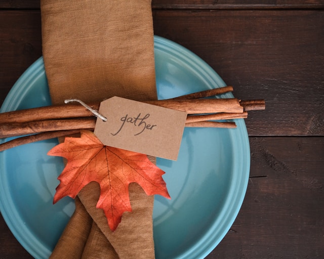 Thanksgiving Place Personalised Setting