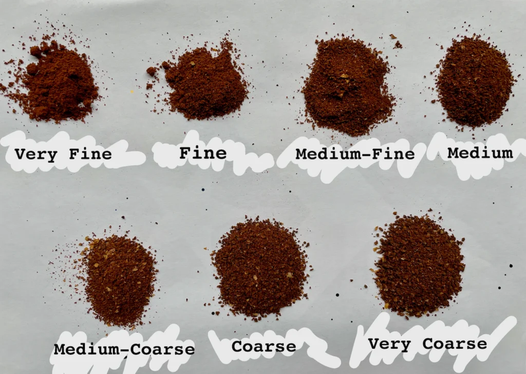 grind-sizes-image by tasting grounds