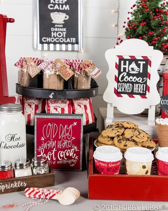 hot chocolate station