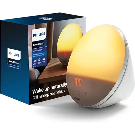 PHILIPS SmartSleep Wake-up Light with Clock and FM Radio