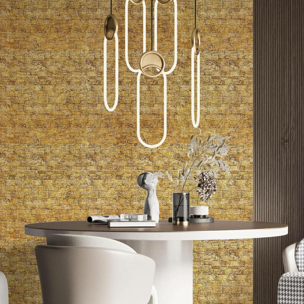 Metallic Gold Peel and Stick Wallpaper