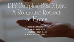 DIY couples spa night